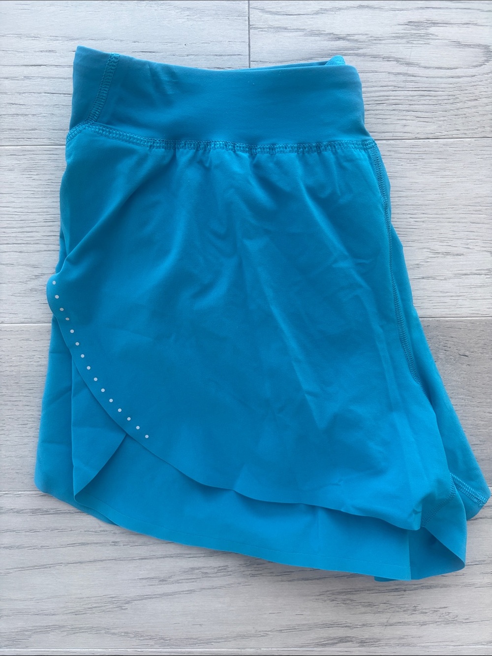 Lululemon Fast and Free High-Rise Split Shorts 3” Hawaiian Blue Medium - Picture 6 of 10